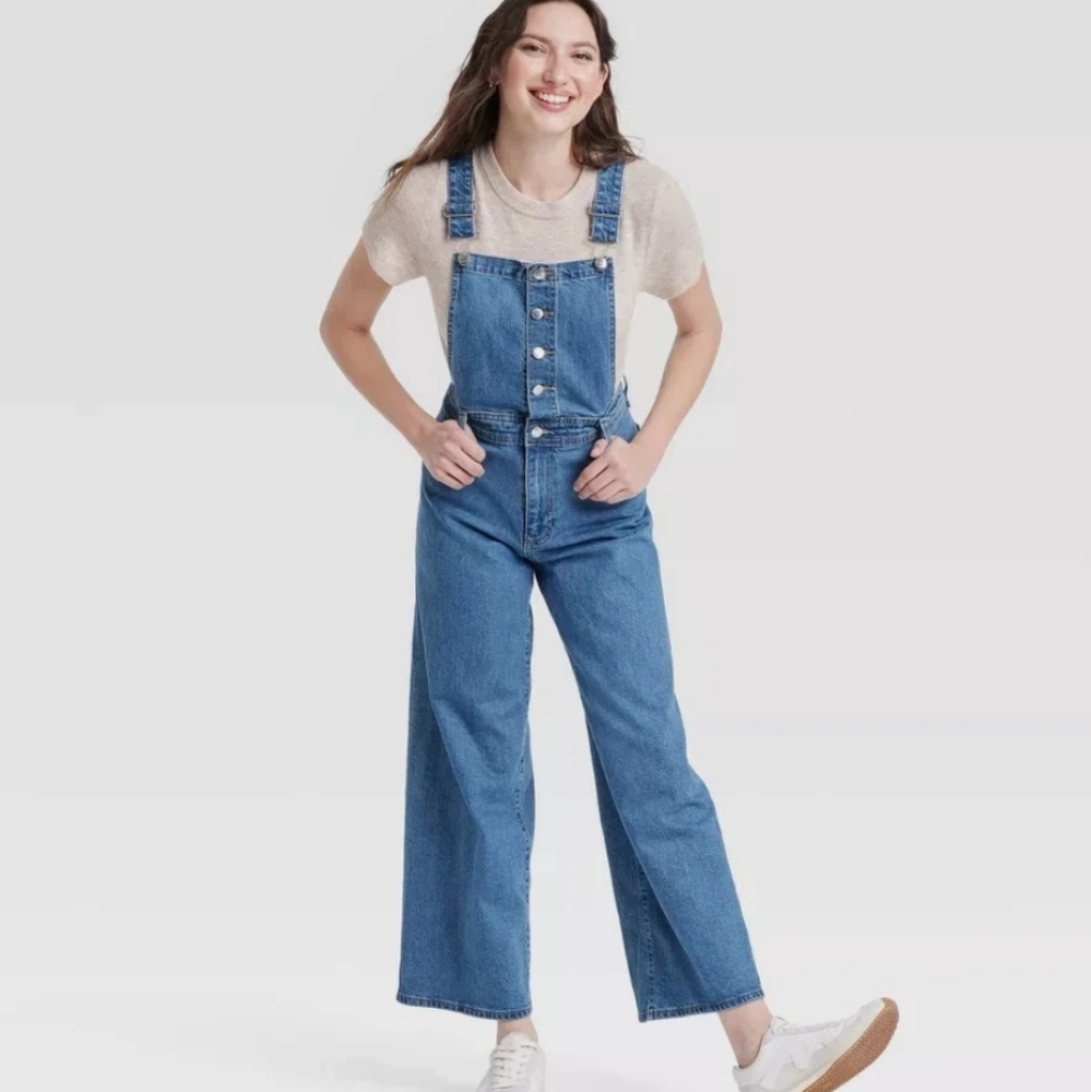 Universal Thread Blue Denim Overalls